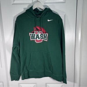 Nike Green Men's Sweater with Logo
